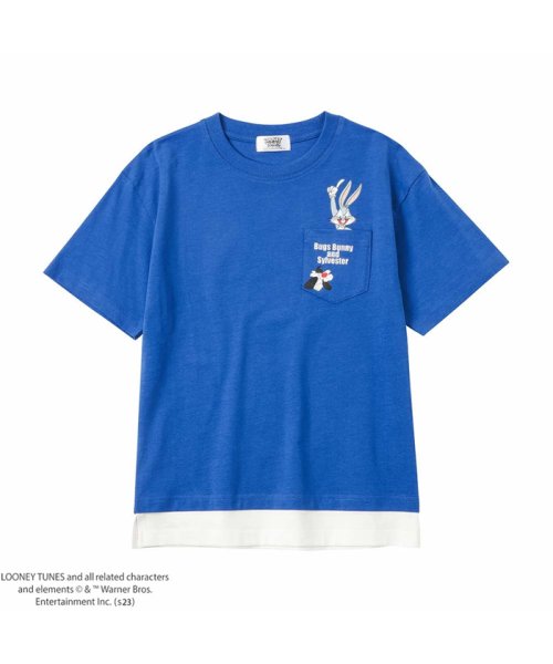 LOONEY TUNES ルーニー・テューンズ ポケット付きTシャツ 335142212