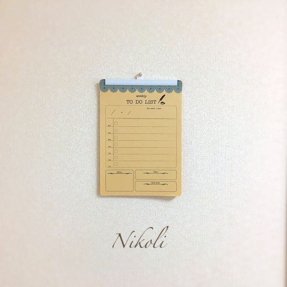 〈壁掛〉TO DO LIST