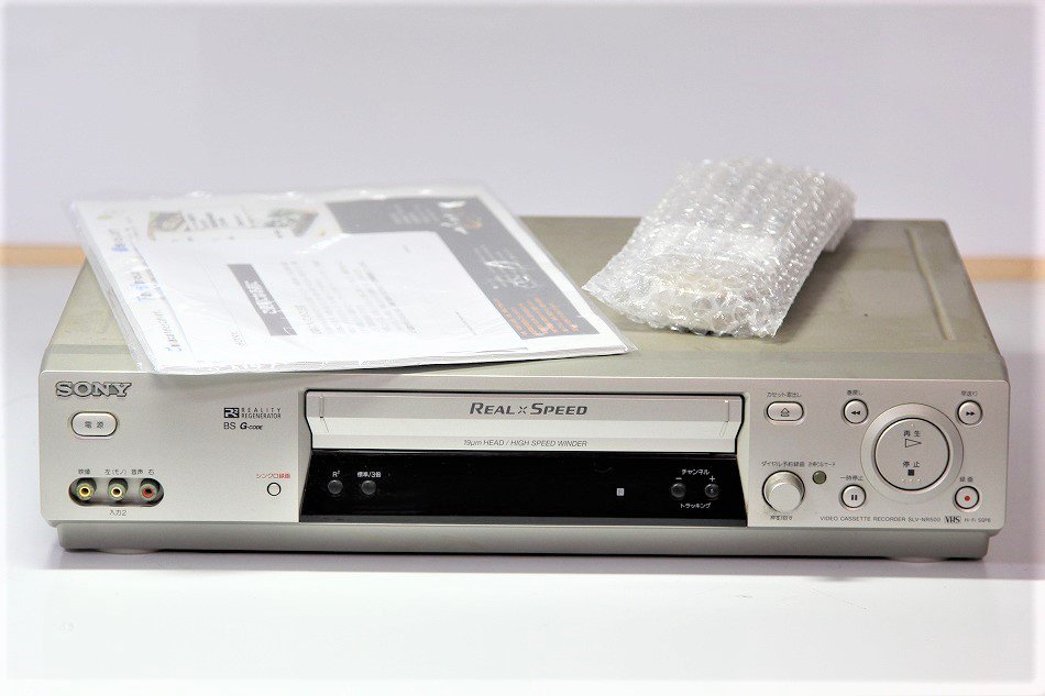 SONY VHSビデオデッキ　ソニー　SLV-NR500  【中古整備品】