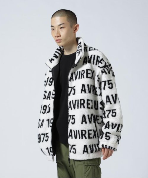 BOA JACKET AVIREX LOGO/ ボア ジャケット アヴィレックス ロゴ