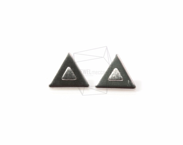 ERG-486-MR【2個入り】アウトライントライアングルピアス,Outline Triangle Post Earri