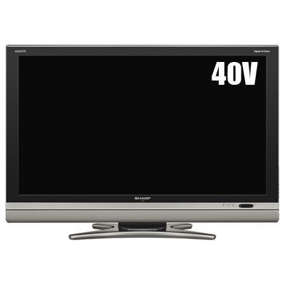 シャープ 40V型 フルハイビジョン 液晶テレビ ブラック AQUOS LC-40DS6-B【中古品】