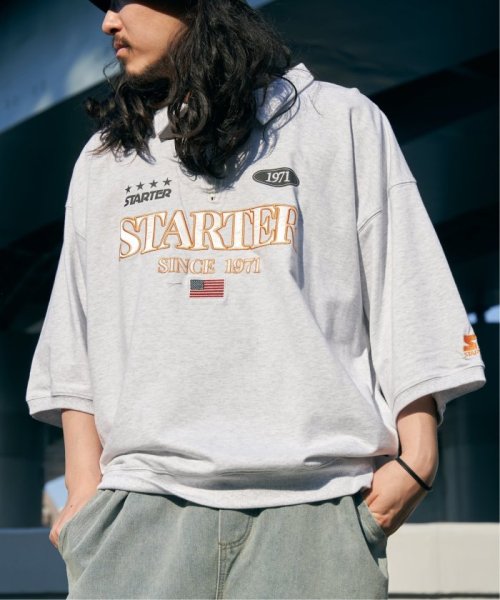 STARTER BLACK LABEL スターターブラックレーベル ハーフジップTシャツ