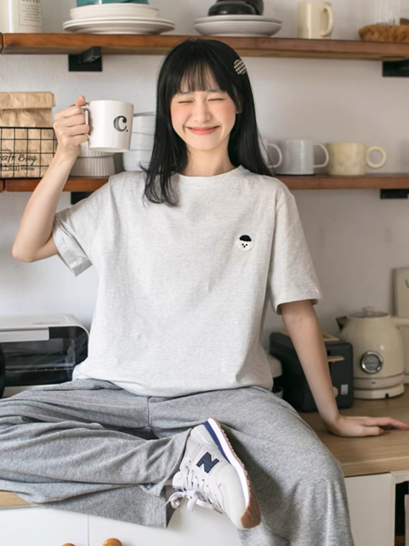 Tシャツ 半袖 夏服 おしゃれてぃーしゃつ 服 ロングtシャツ ティーシャツ 涼しい　トップス 春 夏 通学