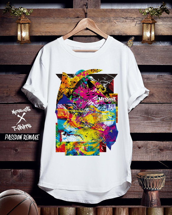 ロックアートTシャツ「PASSION REMAKE」