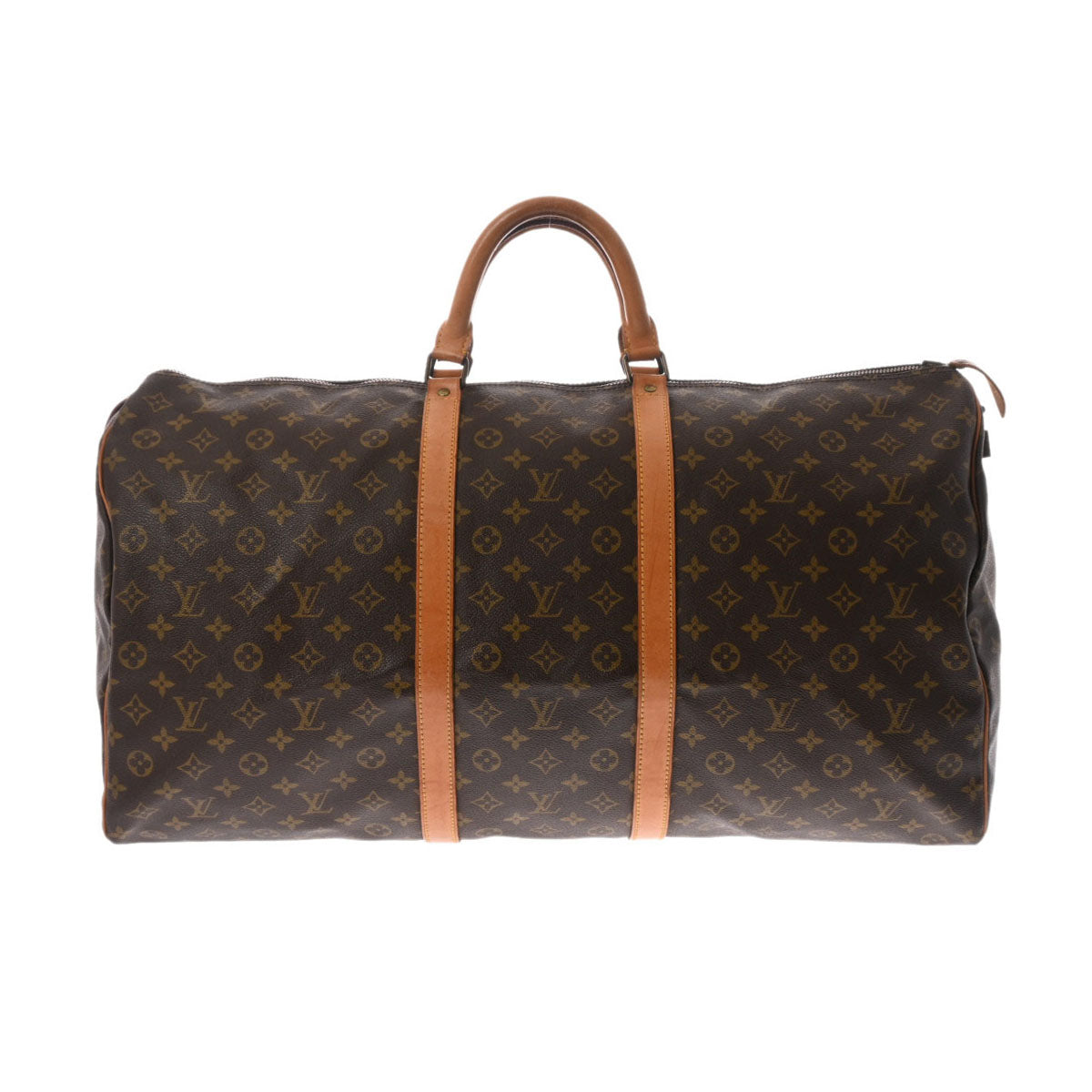 LOUIS VUITTON ルイヴィトン モノグラム キーポル バンドリエール 60 旧型 ブラウン M41412 レディース モノグラムキャンバス ボストンバッグ Bランク 中古 