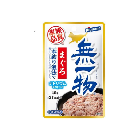 はごろもフーズ 無一物パウチ まぐろ一本釣り 40g FC919PM-3700