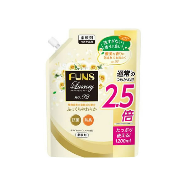 第一石鹸 FUNS Luxury柔軟剤 No92 詰替 特大 1200mL FC92234