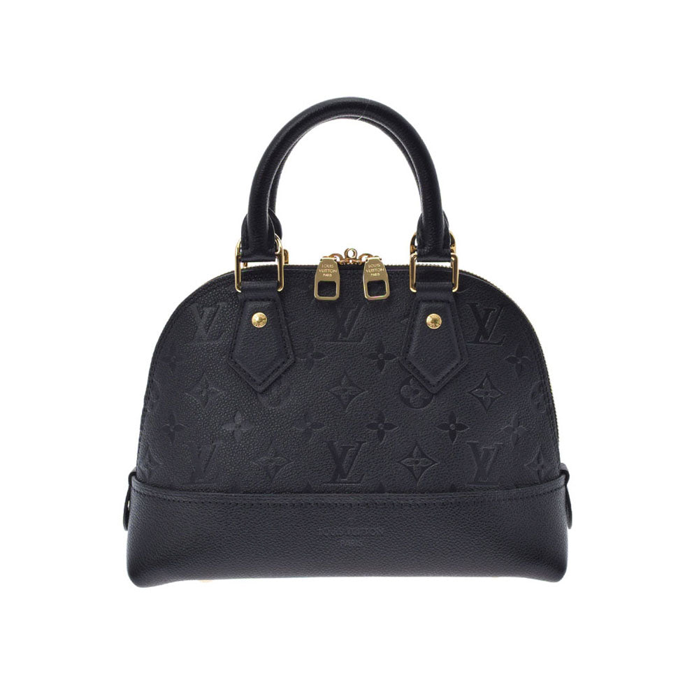 LOUIS VUITTON ルイヴィトン モノグラム アンプラント ネオアルマBB 2WAY 黒 M44829 レディース レザー ハンドバッグ Aランク 中古 