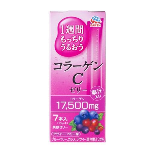 アース製薬 1週間もっちりうるおう コラーゲンCゼリー (10gx7本入) 【ビューティーサポート】