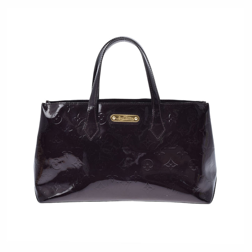 LOUIS VUITTON ルイヴィトン ヴェルニ ウィルシャーPM アラマント M93641 レディース モノグラムヴェルニ ハンドバッグ Bランク 中古 