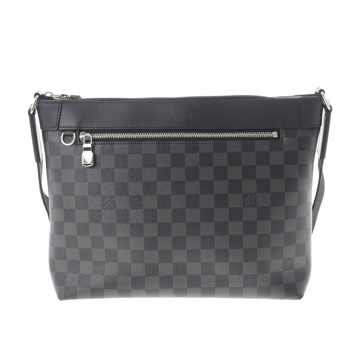 LOUIS VUITTON ルイヴィトン ダミエ グラフィット ミックPM NM 黒/グレー N40003 メンズ ダミエグラフィットキャンバス ショルダーバッグ 新同 中古 