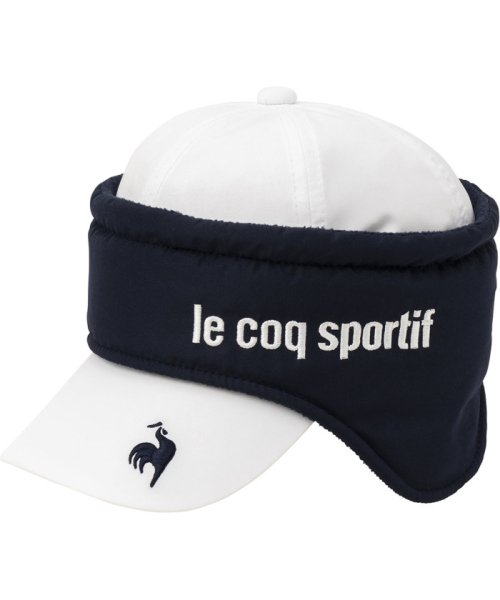 le　coq　sportif ルコック メンズ イヤーウォーマー付キャップ QTBWJC53W