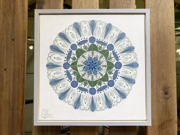 Customized Mandala painting  Soul Seed 1  20x20cm