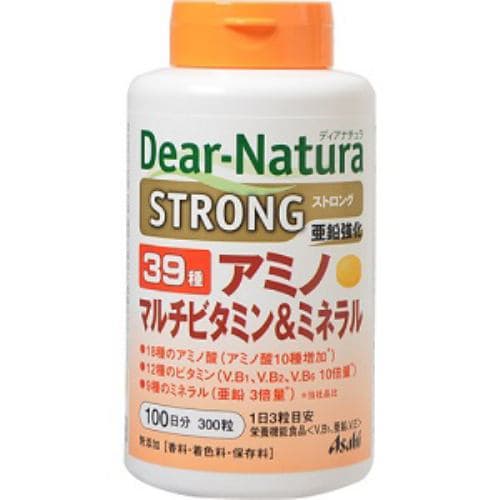 アサヒ ディアナチュラ ストロング 39種アミノマルチビタミン&ミネラル 100日分 300粒 【栄養機能食品】