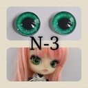 プーリップ12mmガラス製アイチップ【N-3】