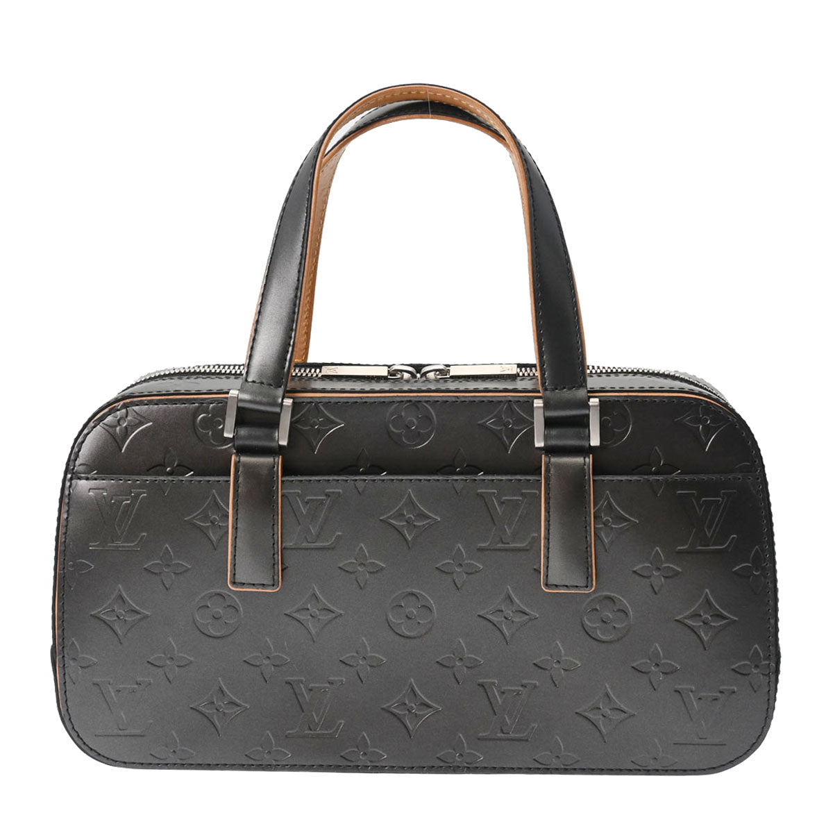 LOUIS VUITTON ルイヴィトン モノグラムマット シェルトン 黒 M55172 レディース モノグラムマット ハンドバッグ ABランク 中古 