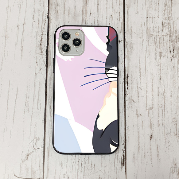 iphoneケース4-2-41 iphone 強化ガラス ねこ・猫・ネコ 箱1 かわいい アイフォン iface