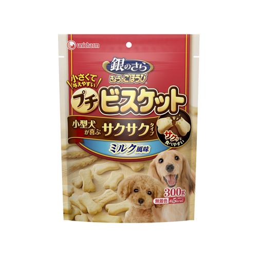 ユニ・チャームきょうのごほうびプチビスケットミルク風味３００ｇ