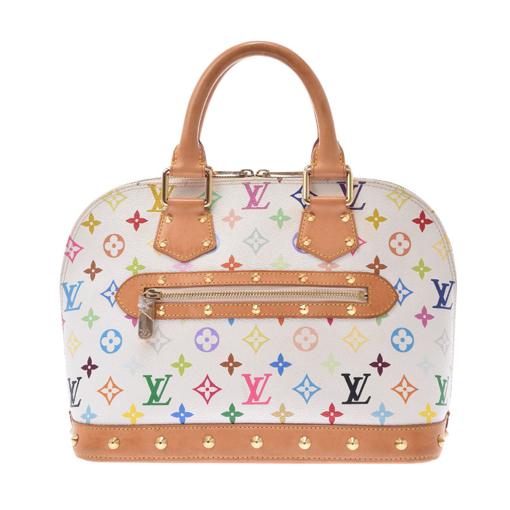 LOUIS VUITTON ルイヴィトン マルチカラー アルマ ブロン(白) M92647 レディース モノグラムマルチカラー ハンドバッグ Bランク 中古 