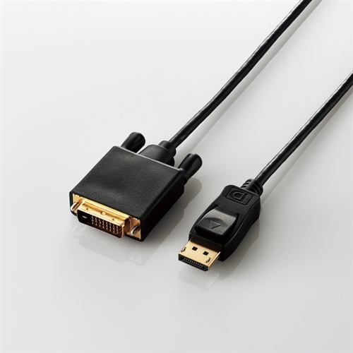 エレコム CAC-DPDVI20BK DisplayPort用DVI変換ケーブル 2.0m