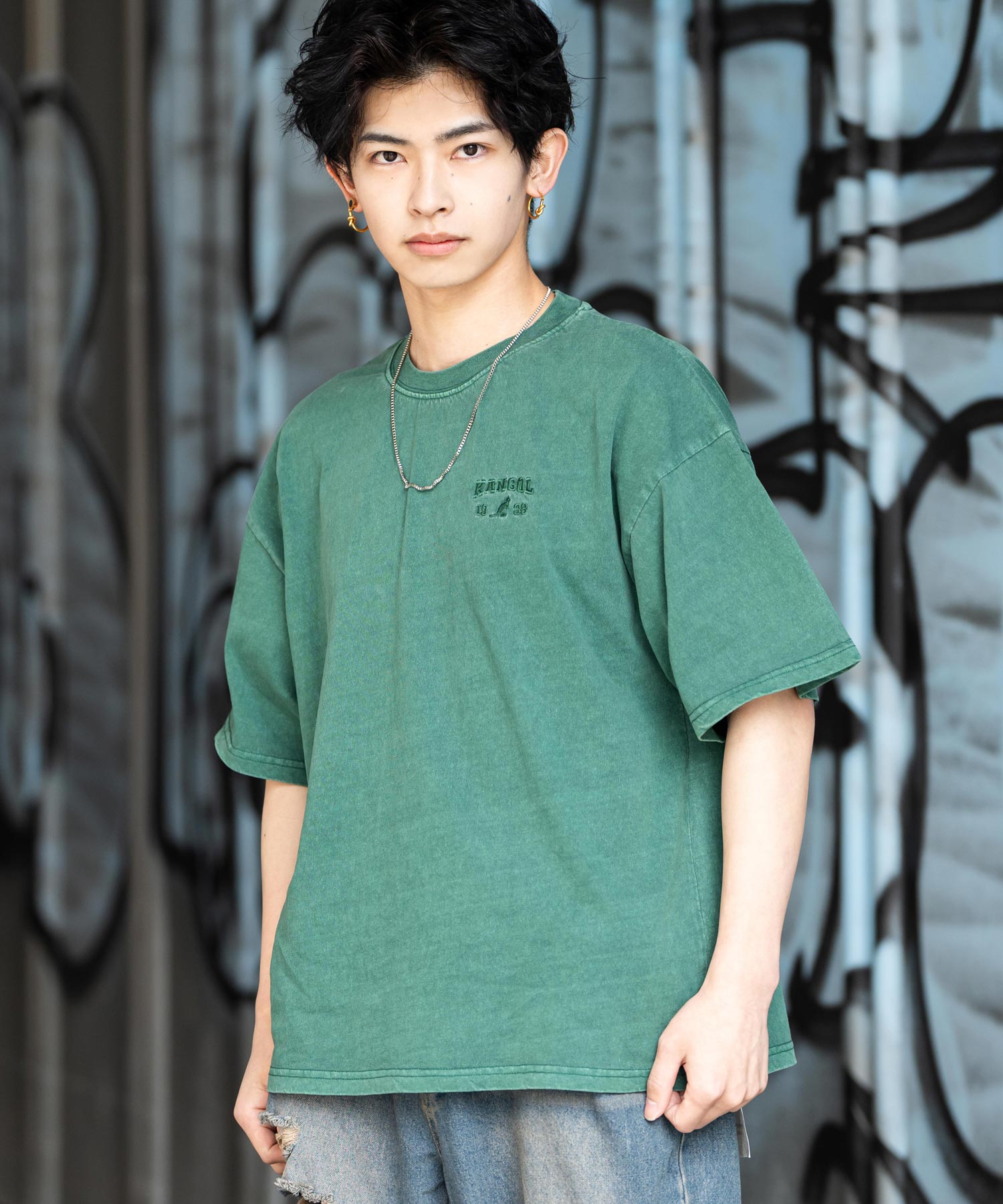 ロッキーモンロー/KANGOL カンゴール Tシャツ 半袖 メンズ レディース カットソー オーバ･･･