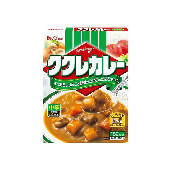 ハウス食品 ククレカレー中辛 180g F800979