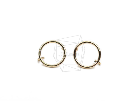 ERG-1933-G【2個入り】ラウンドピアスRround Post Earring