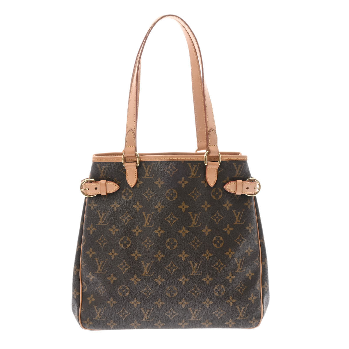 LOUIS VUITTON ルイヴィトン モノグラム バティニョール ヴェルティカル ブラウン M51153 レディース モノグラムキャンバス トートバッグ ABランク 中古 