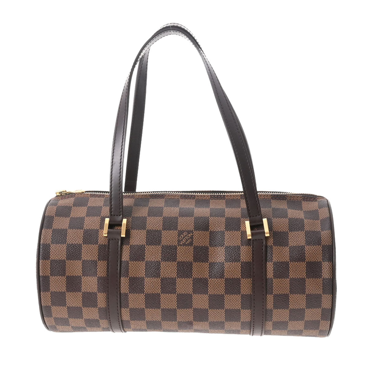 LOUIS VUITTON ルイヴィトン ダミエ パピヨンGM ブラウン N51303 レディース ダミエキャンバス ハンドバッグ ABランク 中古 