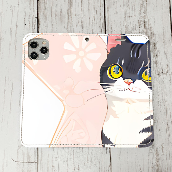 iphoneケース1-3-34 iphone 手帳 ねこ・猫・ネコ 箱2 かわいい アイフォン iface