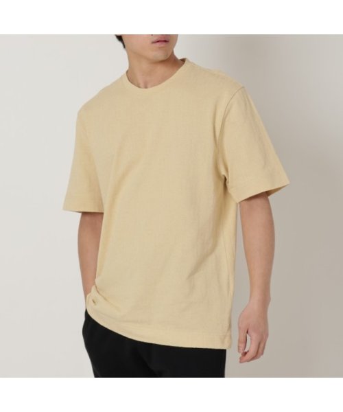 フェンディ Tシャツ トップス FFロゴ ベージュ メンズ FENDI FY0936 AN1T F0PKL