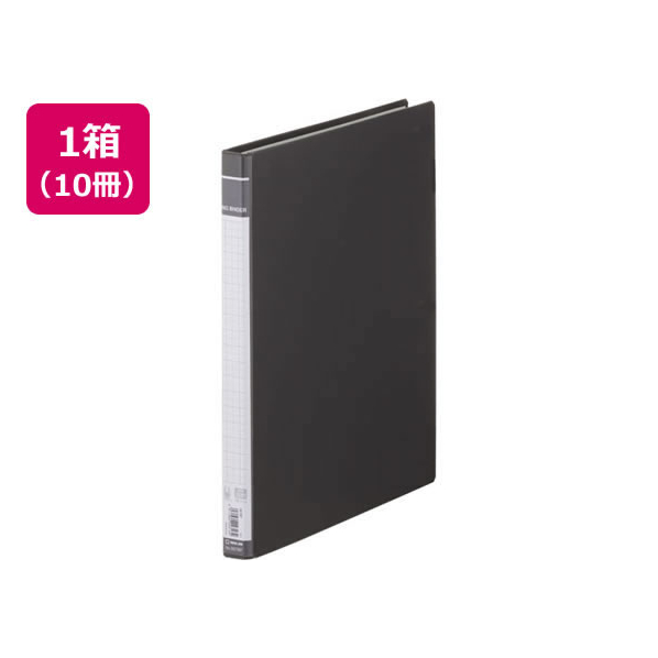 キングジム リングバインダーBF A4タテ 30穴 黒 10冊 FCV2270-667BFｸﾛ