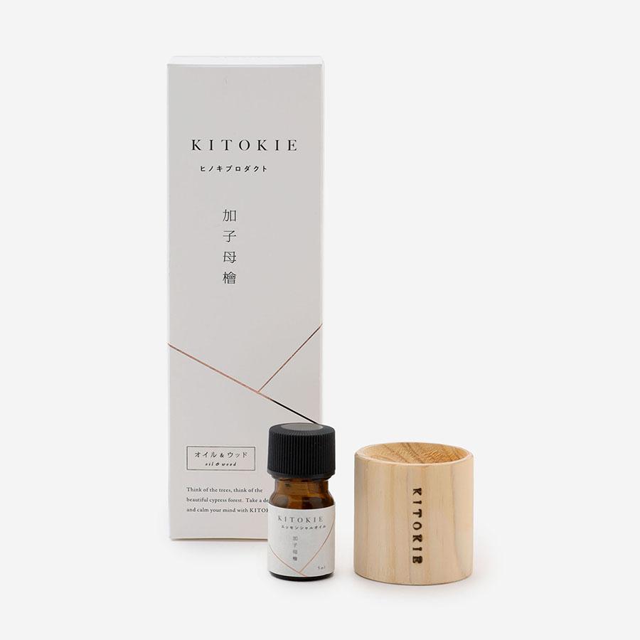 KITOKIE エッセンシャルオイル 5ml & ウッドスタンド