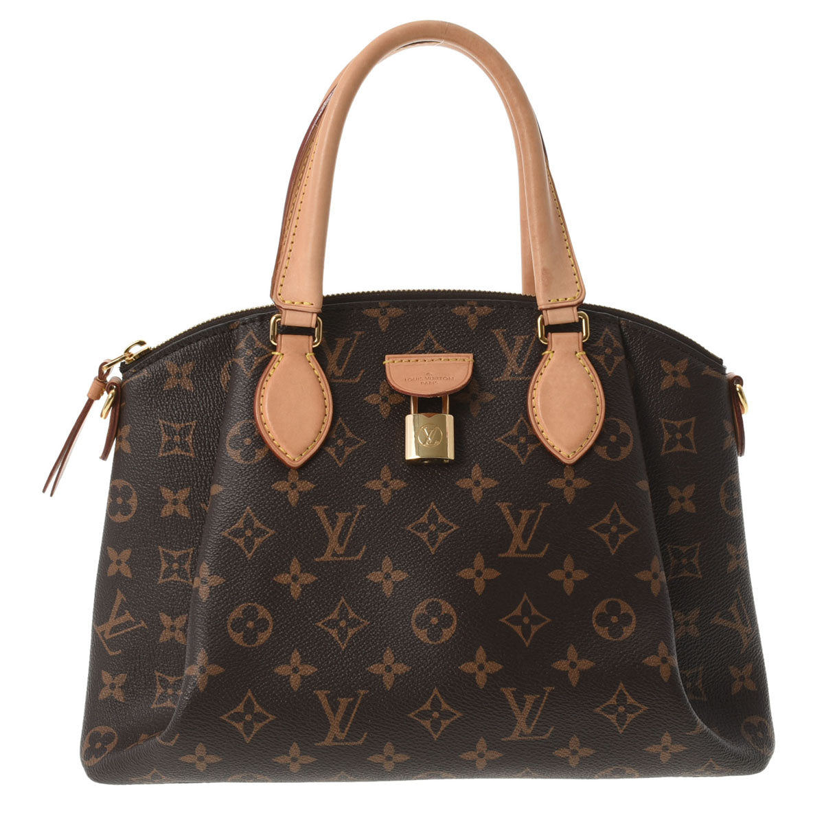 LOUIS VUITTON ルイヴィトン モノグラム リボリーPM ブラウン M44543 レディース モノグラムキャンバス ハンドバッグ ABランク 中古 