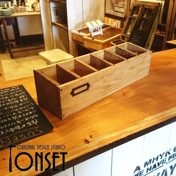 6連ペンスタンドBOX Pine