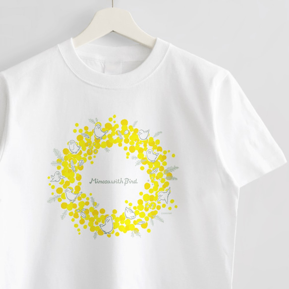 Tシャツ（Mimosa with Bird / リース）