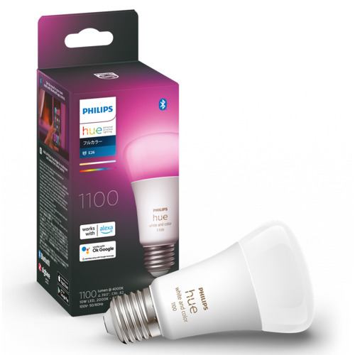 Philips Hue PLH30CL Hue フルカラーシングルランプ E26 75W ホワイト