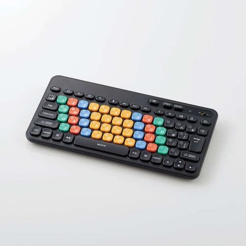 エレコム TK-FS10BMKIBK はじめてのキーボード KEY PALETTO（BT） ブラック TKFS10BMKIBK