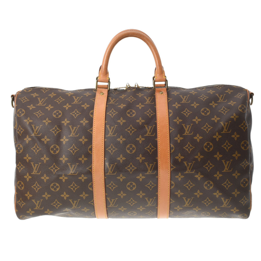 LOUIS VUITTON ルイヴィトン モノグラム キーポルバンドリエール 50 ブラウン M41416 ユニセックス モノグラムキャンバス ボストンバッグ Bランク 中古 