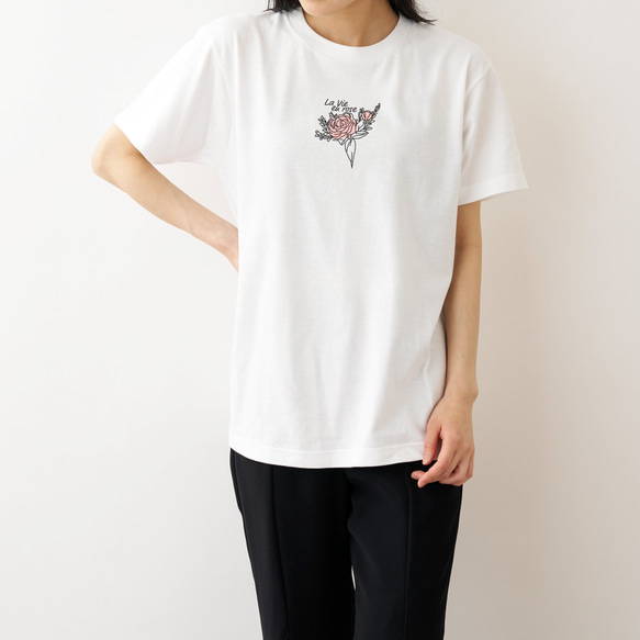 La Vie en rose Tシャツ ホワイト