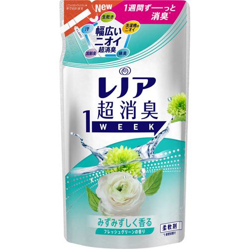 P&G レノア超消臭1week フレッシュグリーン 詰替 380ML