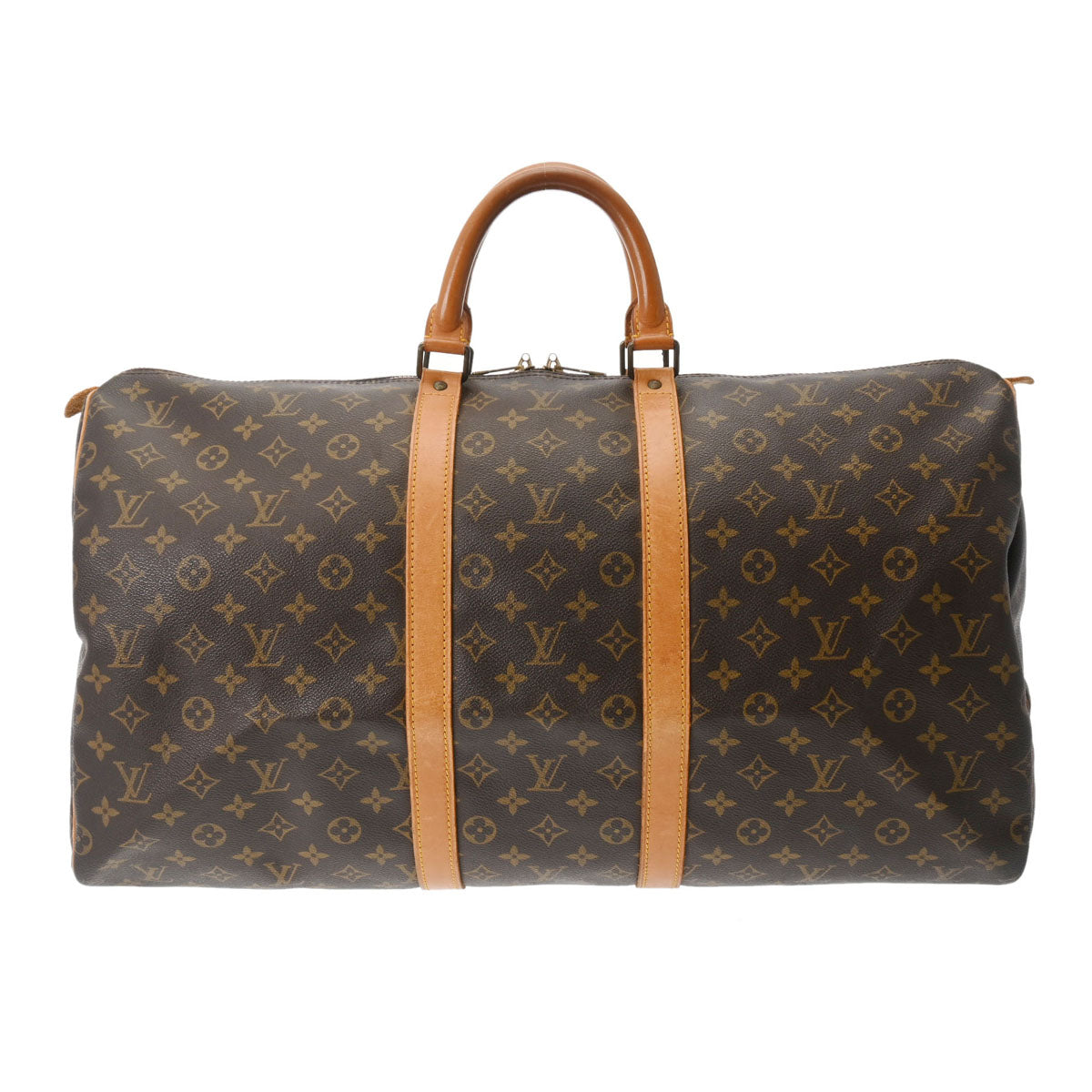 LOUIS VUITTON ルイヴィトン モノグラム キーポル 55 ブラウン M41424 ユニセックス モノグラムキャンバス ボストンバッグ Bランク 中古 