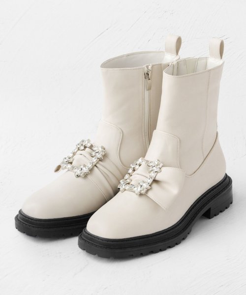 【晴雨兼用】SQUARE BIJOUX RAINBOOTS レインブーツ