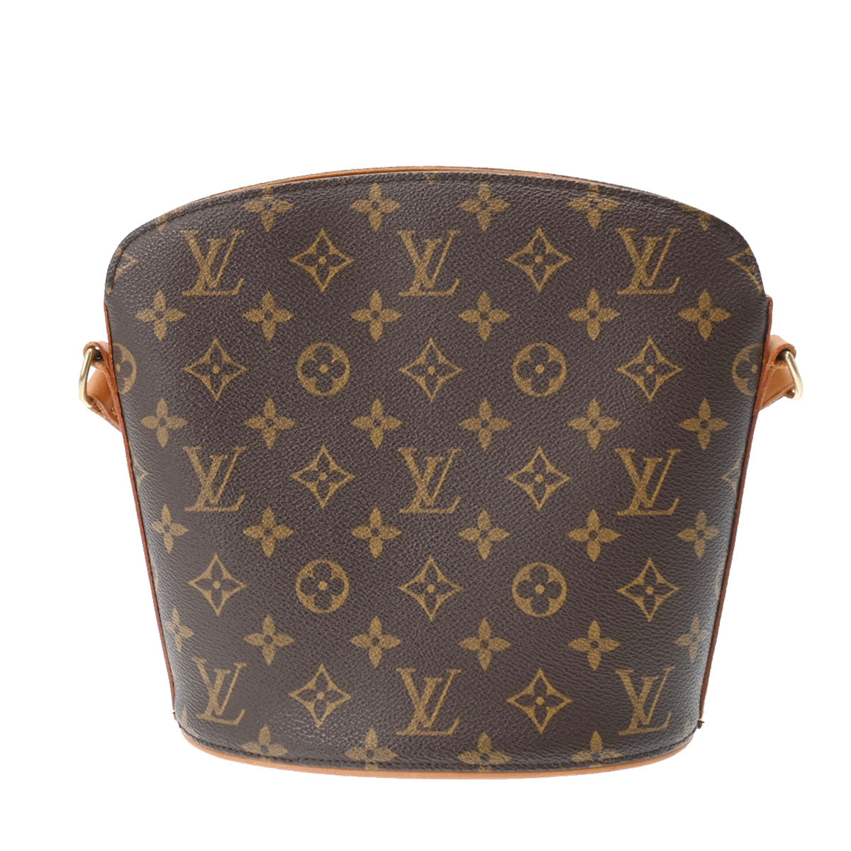 LOUIS VUITTON ルイヴィトン モノグラム ドルーオ ブラウン M51290 レディース モノグラムキャンバス ショルダーバッグ ABランク 中古 