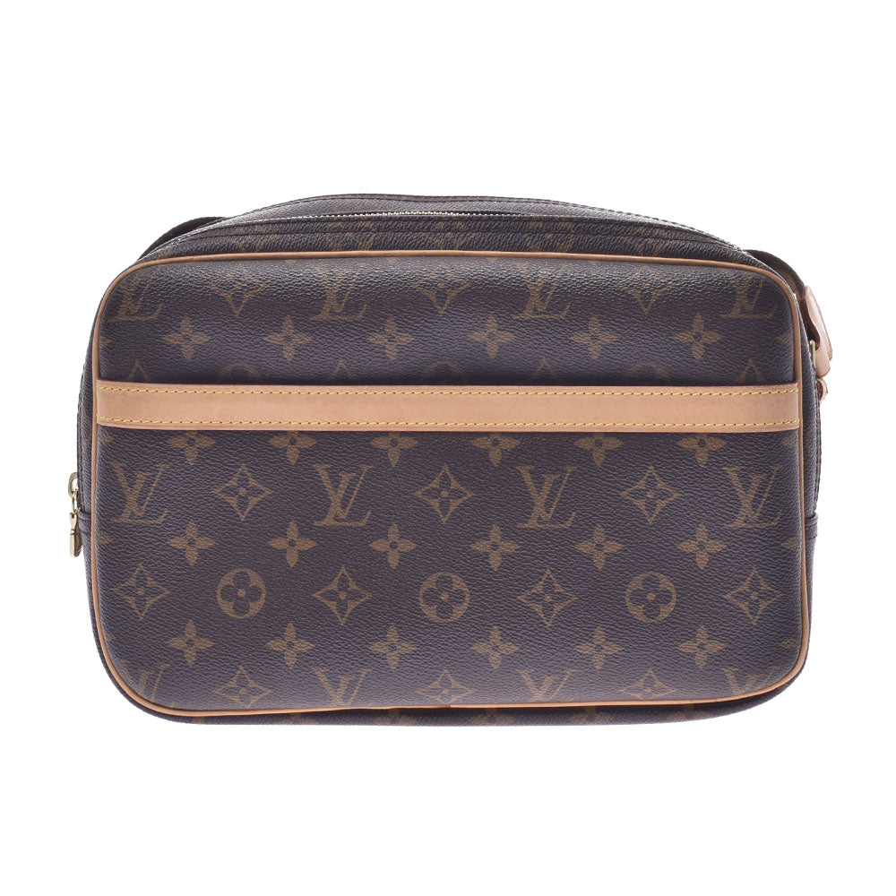 LOUIS VUITTON ルイヴィトン モノグラム リポーターPM ブラウン M45254 ユニセックス モノグラムキャンバス ショルダーバッグ ABランク 中古 