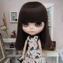 ネオブライス ウィッグ くるりんストレート オレンジエスプレッソ 10インチ/ドール Blythe