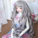 BJD 1/3 1/4  1/6人形 ドール用ウィッグ カツラ 耐熱 ハンドメイドzxww-323