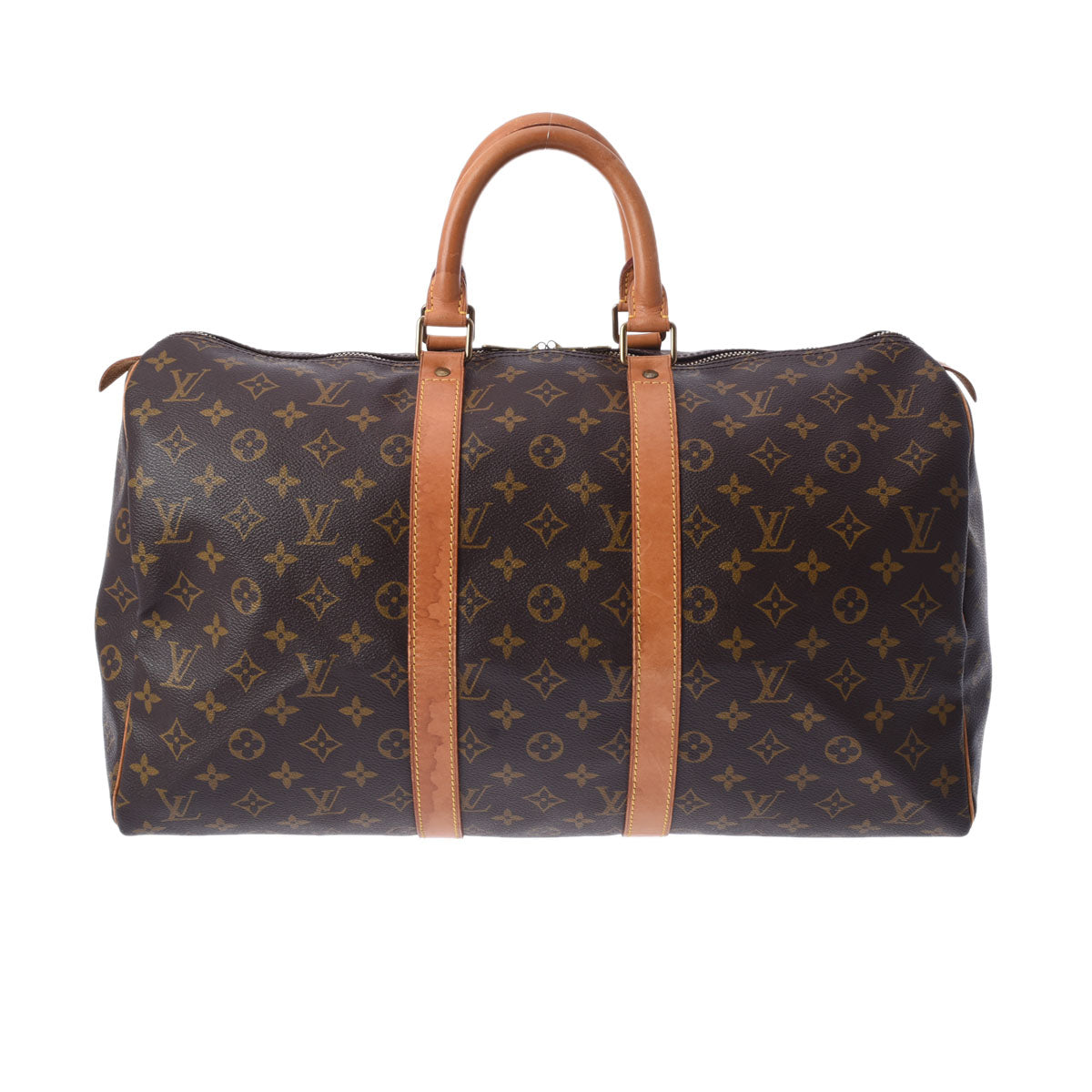 LOUIS VUITTON ルイヴィトン モノグラム キーポル 45 ブラウン M41428 ユニセックス モノグラムキャンバス ボストンバッグ Bランク 中古 