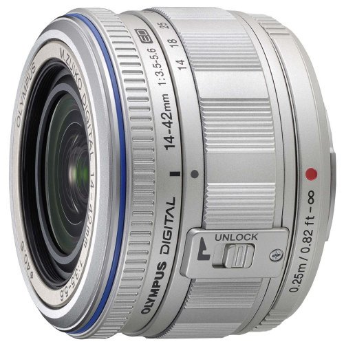 OLYMPUS M.ZUIKO DIGITAL ED 14-42mm F3.5-5.6-SLV【中古品】